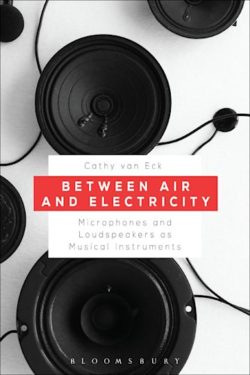 book cover with loudspeakers and wires
